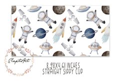 Watercolor baby rocket 12 oz sippy cup design sublimation Product Image 2