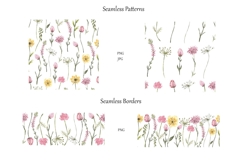 Acrylic Meadow Flowers Mini Set Product Image 5
