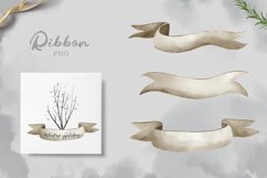 Watercolor winter deer clipart PNG, Woodland animals PNG Product Image 5