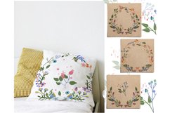 Flower wreath clipart,Floral clipart,Digital bouquet clipart Product Image 4