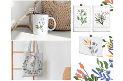 Flower wreath clipart,Floral clipart,Digital bouquet clipart Product Image 5