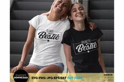 blonde and brunette | besties heart svg | besties shirts Product Image 3