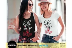 Oh Sip It's A Girl's Trip Svg Png | Girls Trip Shirt Svg Product Image 3