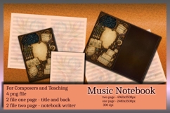 Music Notebook template Product Image 1