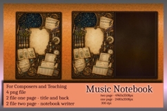 Music Notebook template Product Image 2