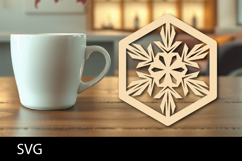 Lasercut Coaster, Coffee Coaster Laser Cut Product Image 1