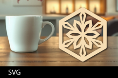 Lasercut Coaster, Coffee Coaster Laser Cut Product Image 1