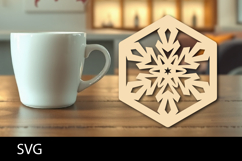 Lasercut Coaster, Coffee Coaster Laser Cut Product Image 1