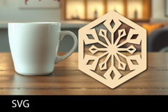 Lasercut Coaster, Coffee Coaster Laser Cut Product Image 1