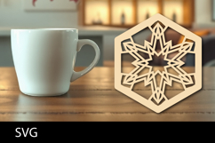 Lasercut Coaster, Coffee Coaster Laser Cut Product Image 1