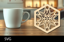 Lasercut Coaster, Coffee Coaster Laser Cut Product Image 1