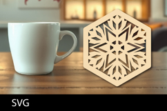 Lasercut Coaster, Coffee Coaster Laser Cut Product Image 1