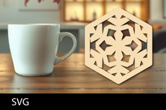 Lasercut Coaster, Coffee Coaster Laser Cut Product Image 1