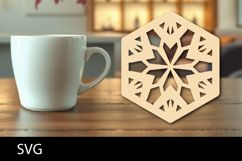 Lasercut Coaster, Coffee Coaster Laser Cut Product Image 1