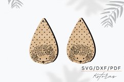 Hedgehog Flower Earrings Digital Download Product Image 3