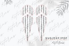 Triangle Engraved Earrings Digital Download Product Image 3