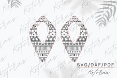 Boho Engraved Earrings Digital Download Product Image 4