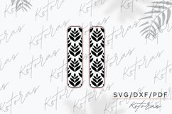 Long Abstract Engraved Earrings Digital Download Product Image 5