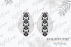 Abstract Engraved Earrings Digital Download Product Image 5