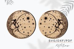 Moon Night Earrings Digital Download Product Image 1