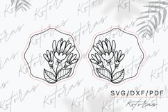 Floral Earrings Digital Download Product Image 5
