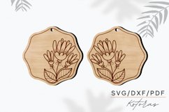 Floral Earrings Digital Download Product Image 6