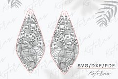 Boat Engraved Earrings Digital Download Product Image 2
