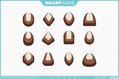 Stacked Rounded SVG - Boho Style Earrings - Earrings Bundle Product Image 1