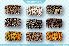 Distressed Rectangle Patterns PNG | Leopard Sublimation Product Image 1