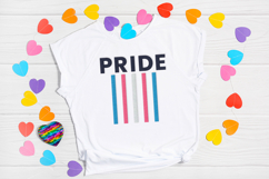 LGBT Pride Rainbow Lines Embroidery