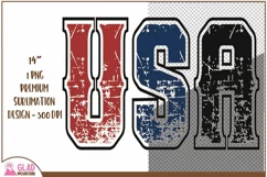 Patriotic USA grunge png, USA 4th of July celebration png Product Image 2