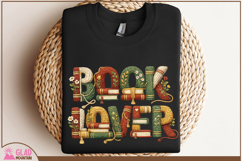 Book Lover Faux Yarn Crochet, Floral Book Lover Faux Knit Product Image 3