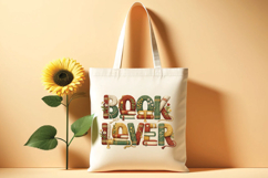 Book Lover Faux Yarn Crochet, Floral Book Lover Faux Knit Product Image 6