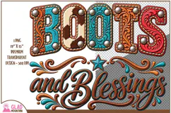 Western Boots and Blessings Cowgirl Design Product Image 2