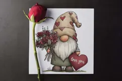 Valentine Day Gnomes, Valentine's Day Be Mine and Love You Product Image 6