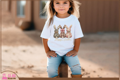 Happy Easter Faux Knit bunnies, Faux knit Easter bunnies png Product Image 6