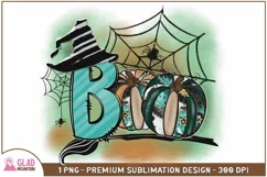 Boo sublimation png, Halloween sublimation, broom png Product Image 2