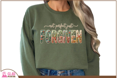 Forgiven floral faux knit crochet, not perfect just forgiven Product Image 4