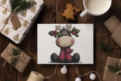 Christmas Baby Animals clipart Tiger Giraffe Puppy Elephant Product Image 5