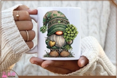 Saint Patrick Day Gnomes, St. Patrick's shamrock gnome pngs Product Image 2