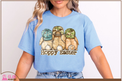 Hoppy Easter bunnies, Retro Hoppy Easter camo bunnies png Product Image 5