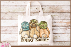 Hoppy Easter bunnies, Retro Hoppy Easter camo bunnies png Product Image 4