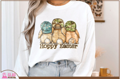 Hoppy Easter bunnies, Retro Hoppy Easter camo bunnies png Product Image 3