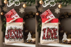 Christmas Word Art: Jesus, Love, Peace, Hope, Joy png Product Image 7