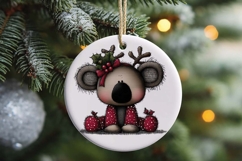 Christmas Baby Animals: Tiger, Puppy, Elephant, Koala pngs Product Image 3