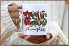 Jesus is the reason for the season doodle clip art png Product Image 4