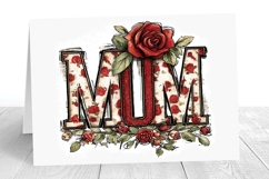 Mother's Day Word Art: Mama, Mom, Mum, Mum Day design pngs Product Image 12