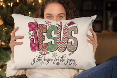 Jesus is the reason for the season doodle clip art png Product Image 5