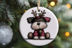 Christmas Baby Animals clipart Tiger Giraffe Puppy Elephant Product Image 2