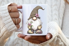 Spring floral gnomes clipart, Spring flower gnomes Product Image 3